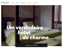 Tablet Screenshot of hotellusitano.com